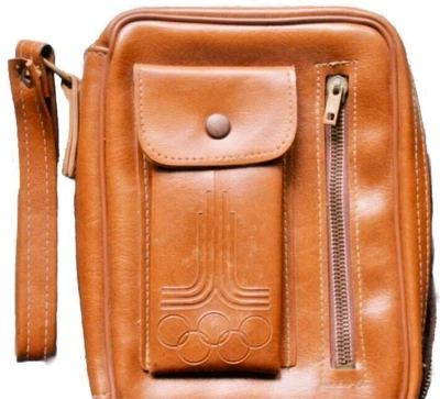 Bolso Juegos Olímpicos Raro 1980 Soviético Vintage URSS Bolso Original Años 80 Coleccionable Nuevo Foto 1 de 4