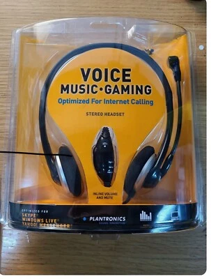 Plantronics Audio 326 Silver/Black Headband Headsets - Image 1 of 3