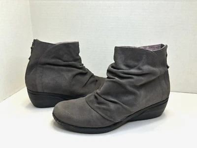 Dansko Arisa Shimmer Womens Grey Suede Ankle Bootie Back Zip Size 11.5 - 12 - Image 1 of 4