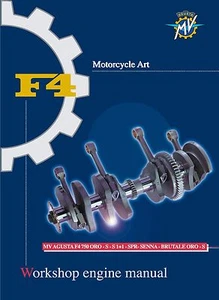 MV Agusta Service Engine Manual 2005 F4 SPR /SR See description for more models. - Picture 1 of 12