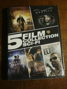 5 Film Coll. Sci-Fi (3-Disc DVD Set) Gravity/I Legend/Book Eli/Jupiter Ascending - Picture 1 of 2