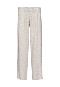 Skiny Damen Hose lang Dots Punkte Beige Silvergrey geschlitztes Bein 36 - 44 NEU - Bild 1 von 6