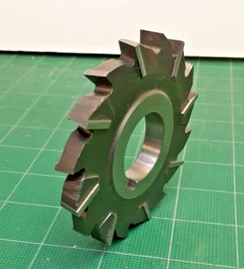 Milling Slitting Slot Side Cutting Staggered Tooth Mill 3"x 11/32" 1"hole HSS - Picture 1 of 4
