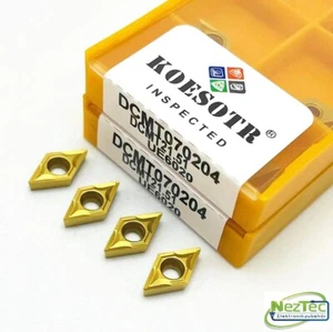 HM Wendeschneidplatten TiN 10 Stück DCMT070204 / DCM11T304 - Bild 1 von 4