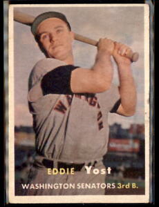 1957 Topps #177 Eddie Yost (set filler)
