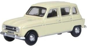 Oxford Diecast Renault 4 Marron Beige 1:76 Scale Model Car - Picture 1 of 9