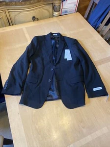 Calvin Klein boys blazer 12 Suit Jacket Black Msrp 99.50 formal wear - Picture 1 of 6