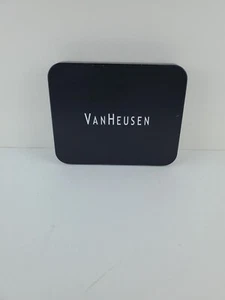 Van Heusen Wallet Men's Bifold  Case Black New With Metal Case - Picture 1 of 8