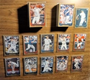 2012 BOWMAN GOLD CARDS" NEAR SET 162/220 HOFERS RC'S ORTIZ TROUT RIVERA C JONES