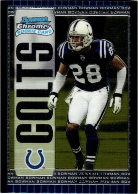 2005 BOWMAN CHROME ROOKIE Marlin Jackson Rookie Indianapolis Colts #206 - Image 1 of 2
