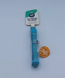 Whisker City Collare per Gatti in Nylon Riflettente Collo 8"-12" Blu - Foto 1 di 1