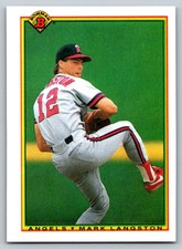 1990  Bowman #284 Mark Langston California Angels