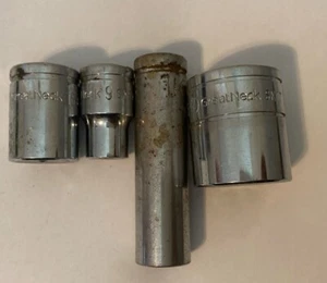 Great Neck Ratchet Socket Lot Of 4 Mix Lot - Picture 1 of 3