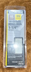 HUTTIG-GRIP 18 GA Brad Finish Nagel 1-1/4" 32 mm lang Elektro-Galv 1000 Stück - Bild 1 von 2