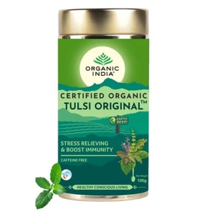 Bio Indien der Tulsi Grüntee Original - 100 Gramm Versandkostenfrei - Bild 1 von 4