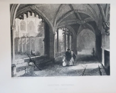 1842 WINKLES ARCHITECTURAL & PICTURESQUE ILLUS OF CATHEDRAL CHURCHES VOL 3 @ - Image 1 of 4