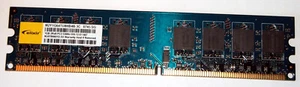 1 GB DDR2-RAM 240-pin 2Rx8 PC2-5300U non-ECC  'Elixir M2Y1G64TU8HB4B-3C' - Photo 1/2