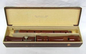 Johannes Adler Magnamusic Handmade Recorder C-Tenor, 25 Year Pear 1812K (Repair) - Picture 1 of 18
