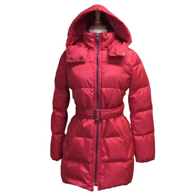 Coach Long Puffer Jacket, Women's Down Coat Full Zip with Hood Pink, F83993 $498 - Image 1 of 4