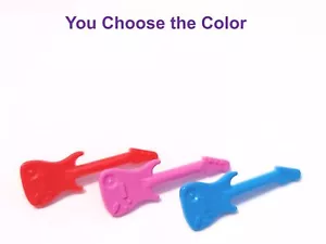Lego Mini Figure Electric Guitar Musical Instrument You Choose the Color - Picture 1 of 4