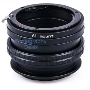 Adjustable Focus Helicoid Macro Tube Adapter for Nikon AI to for Sony E Mount - Picture 1 of 4