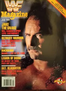 WWF Magazine July 1991 Jake "The Snake" Roberts - Foto 1 di 18