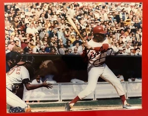 Lee May Cincinnati Reds autograph signed 8X10 color photo - Picture 1 of 2