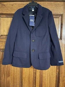 Polo Ralph Lauren Knit Cotton Sport Coat- Navy- Size 7 - Picture 1 of 7