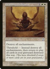 Cleansing Meditation Torment HEAVILY PLD White Uncommon MAGIC MTG CARD ABUGames
