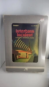 Vintage Tandy Home Computer Game The Interbank Incident Adventure Game - Picture 1 of 3