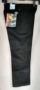 Dickies Boys School Black Uniform Pants 23"x21" Size 8