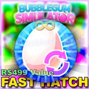 FAST HATCH Gamepass | ♾️ BGSI - Bubble Gum Simulator Infinity ⚡DM FOR CHEAPER⚡ - Picture 1 of 1