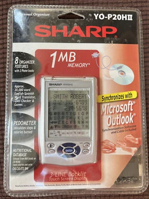 Sharp YOP20HII Personal Organizer - 1 MB New Factory Sealed - Image 1 of 2