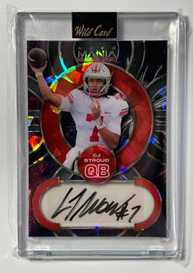 C.J. Stroud ⚡2022 Wild Card ⚡AUTO MANIA ⚡Rookie/Auto/Autograph⚡ 1/1 ⚡TEXANS QB⚡