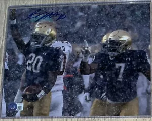 Benjamin Morrison firmato 8x10 serie trifoglio Notre Dame - Foto 1 di 1