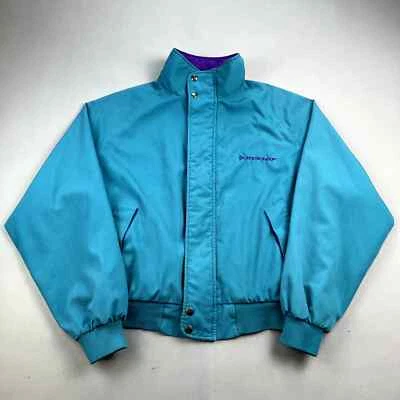 Chaqueta Dunlop Vintage Adulto Grande Azul Motocicleta Moto Deportes Neumáticos Carreras Años 90 Foto 1 de 4