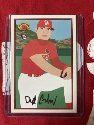 2021 Topps Bowman Baseball by Keith Shore rookie Dylan Carlson RC mint Cardinals - Image 1 of 2