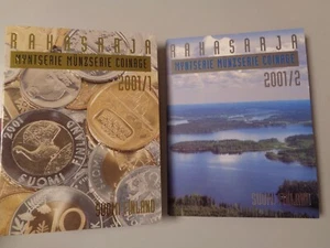 FINNLAND 2001 I + II - Beide KMS Kursmünzensatz mit je allen 6 Münzen in stgl. - Bild 1 von 5