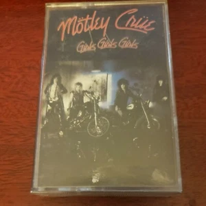 Motley Crue -Girls, Girls, Cassette Tape Rock Hair Metal OG 1987  - Picture 1 of 4