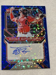 CARD TYLER STEPHENSON # RA-TY BLUE DISCO AUTO/49 ROOKIE