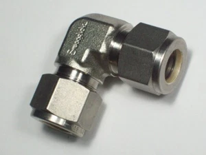1 - Swagelok Raccordo a gomito in acciaio inox, tubo OD da 1/2", SS-810-9 - Foto 1 di 3