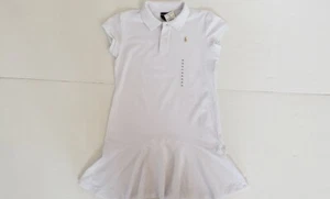 Neu mit Etikett Polo Ralph Lauren MÄDCHEN WEISSES KLEID L (12/14)/XL (16) # 117 - Bild 1 von 7