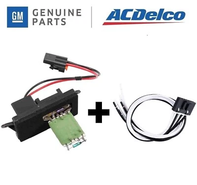 1999-2007 Chevy Silverado 1500 2500 Blower Motor Resistor w/ Harness GM OEM NEW - Image 1 of 4