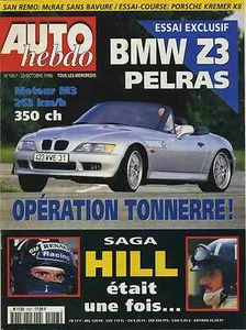 AUTO HEBDO Nr.1057 23.10.1996 KREMER WSC K8 BMW Z3 PELRAS PORSCHE 911 S - Bild 1 von 1