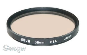 Objektivfilter 55 mm Hoya 81A - Bild 1 von 2