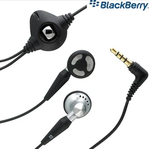 Auricolari auricolari stereo originali Blackberry cablati 3.5 HDW-14322-003 NUOVISSIMI - Foto 1 di 5