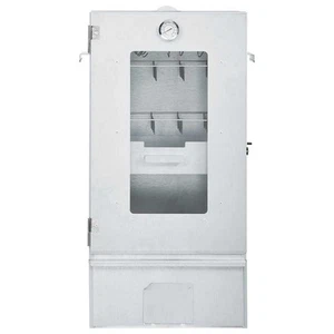 BBQ Oven Smoker outdoor grill with 1kg Wood Chips 44.5x29x83/124cm vidaXL - Picture 1 of 22