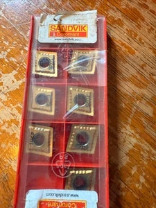 NEW Pack of 9 Sandvik Turning Carbide Inserts T-Max P # CNMP 431 1025 05630 Vh1 - Picture 1 of 3