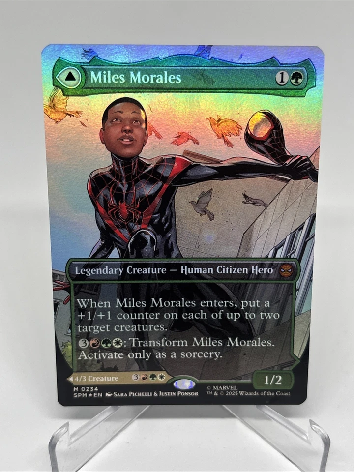 Miles Morales (0234) (Borderless) Marvel's Spider-Man Foil - Image 1 of 2