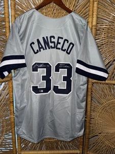 Jose Canseco Signed New York Yankees Custom Jersey Beckett COA “2000 WS Champs” - Picture 1 of 5